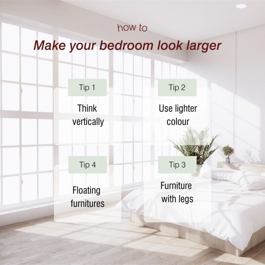 How To Make Your Small Bedroom Look Larger Bedroom Affairs®