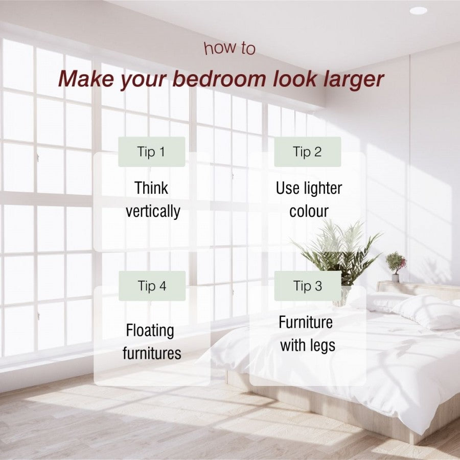 How To Make Your Small Bedroom Look Larger