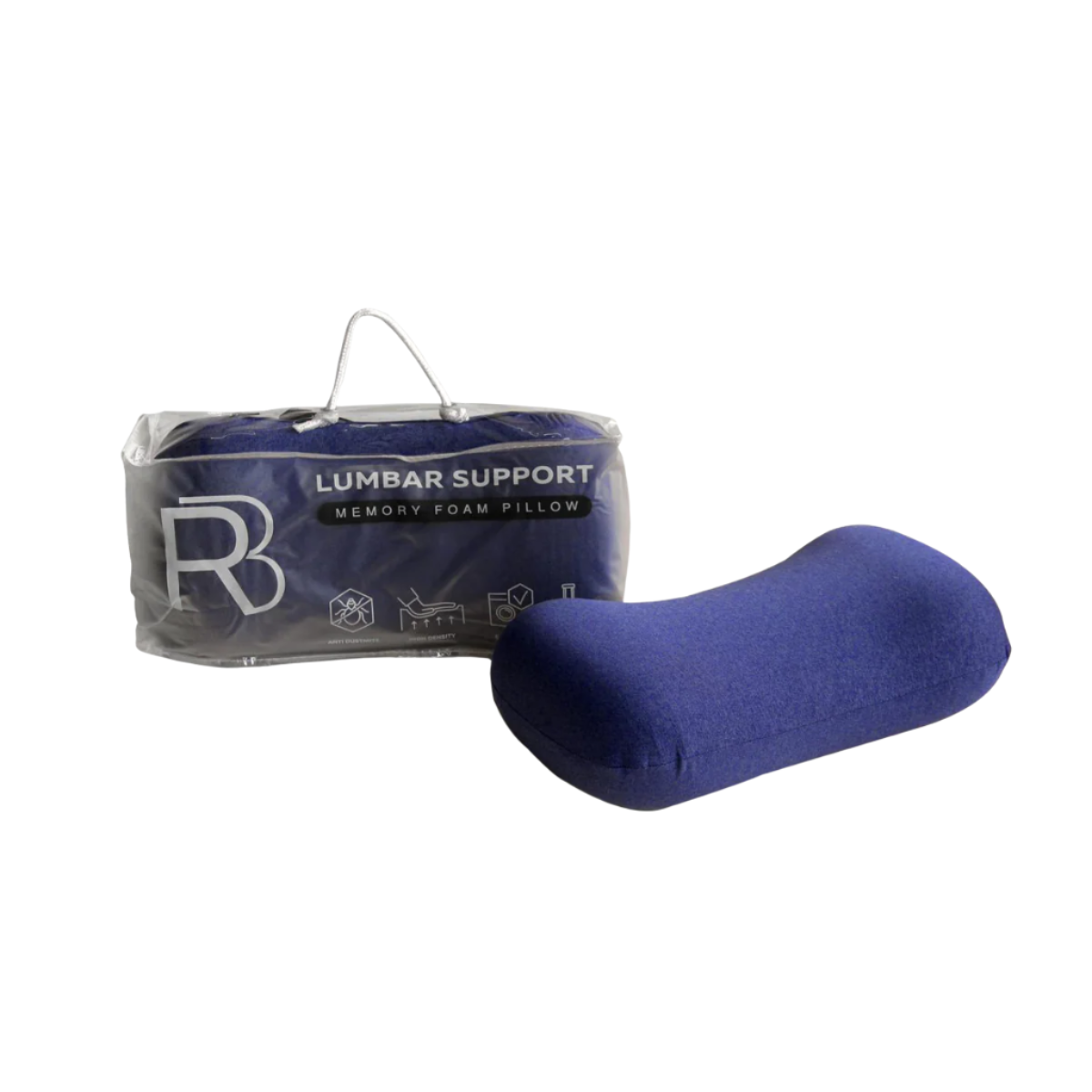 Lumbar Support Back Rest Pillow - Cobalt Blue