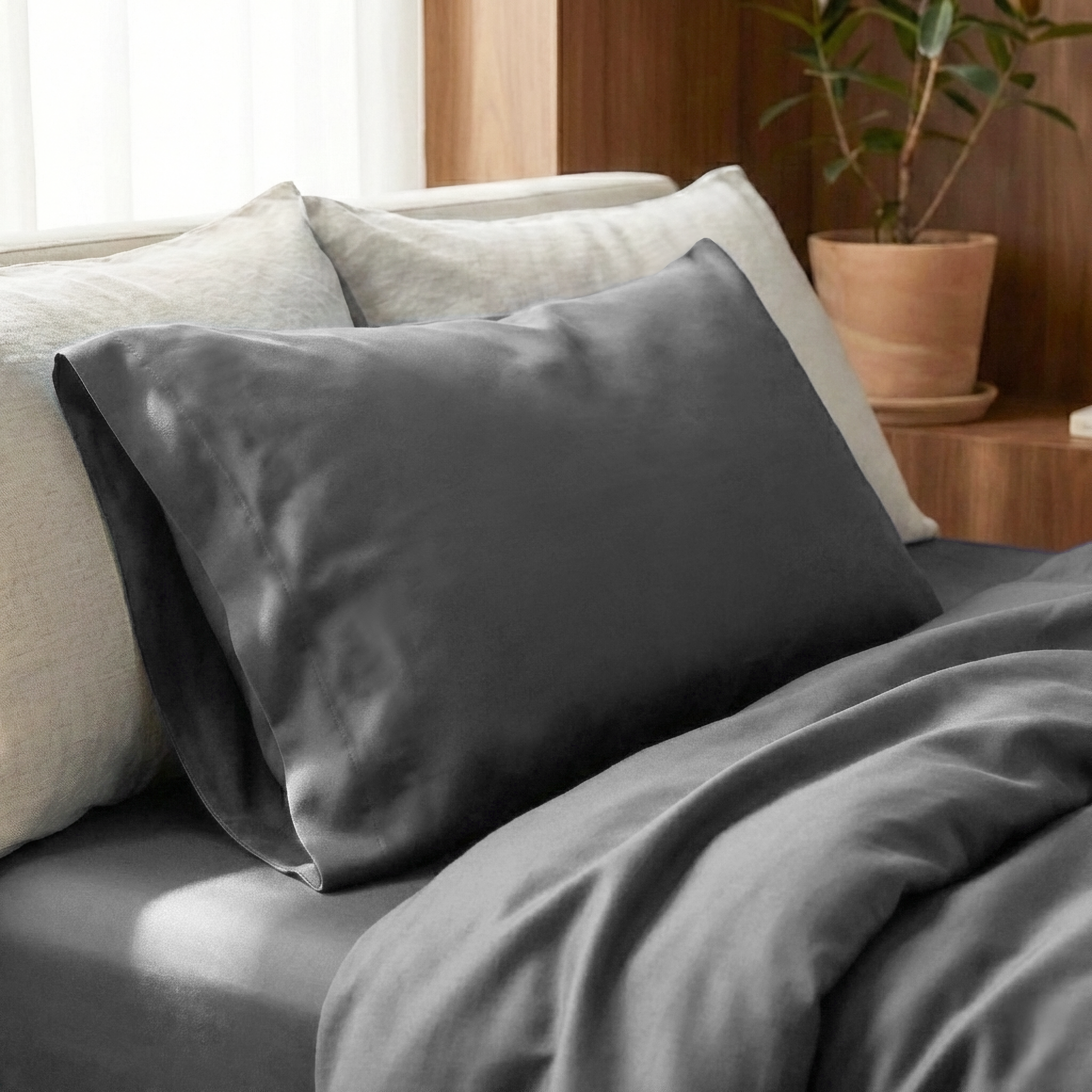Fog Tencel™ Pillow Sham