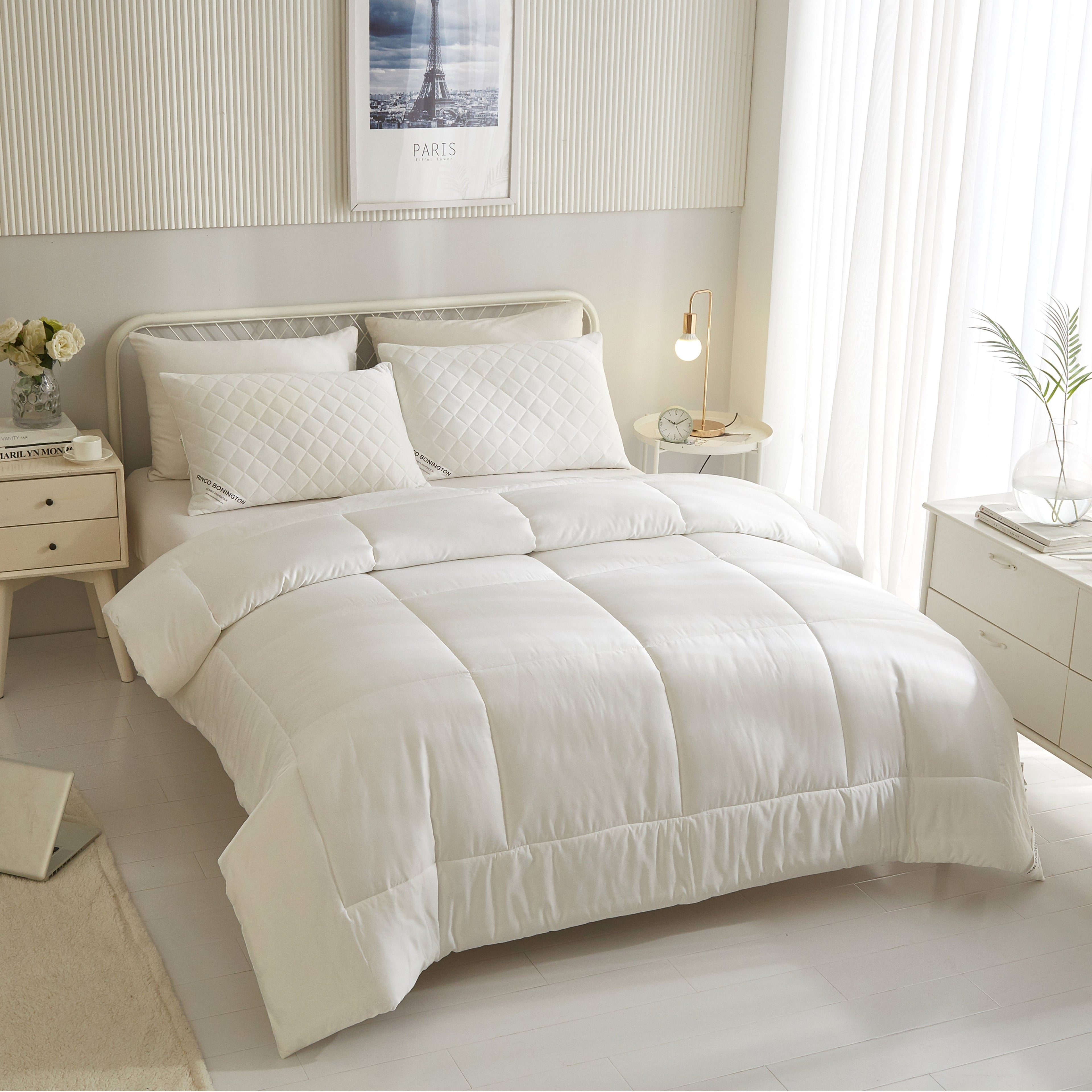 Comfy White Quilt