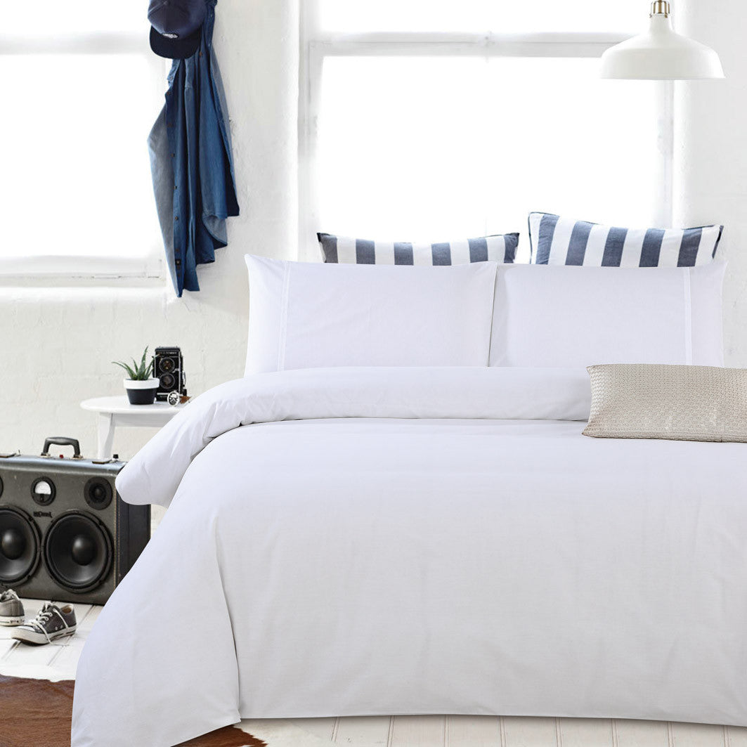 Plain White Cotton Sheet
