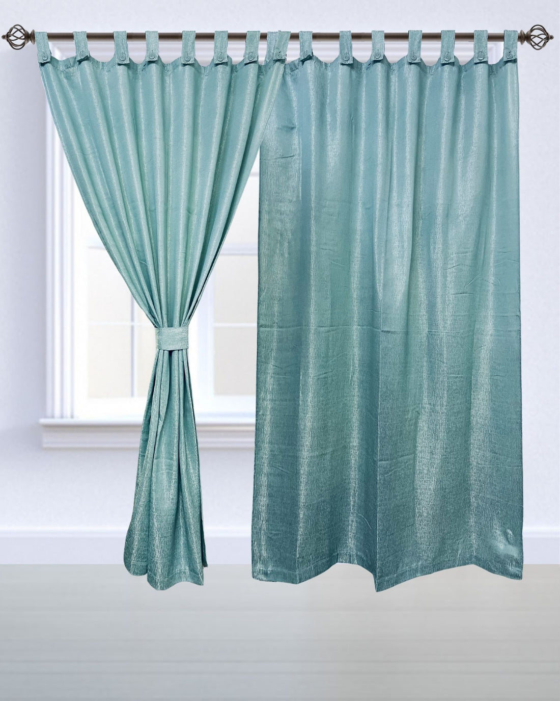 Cara Blue Curtains