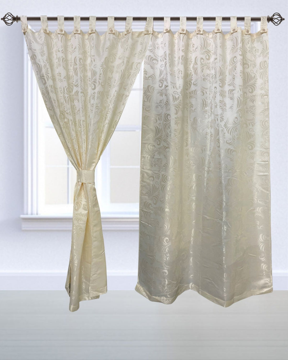 Ellin Beige Curtains