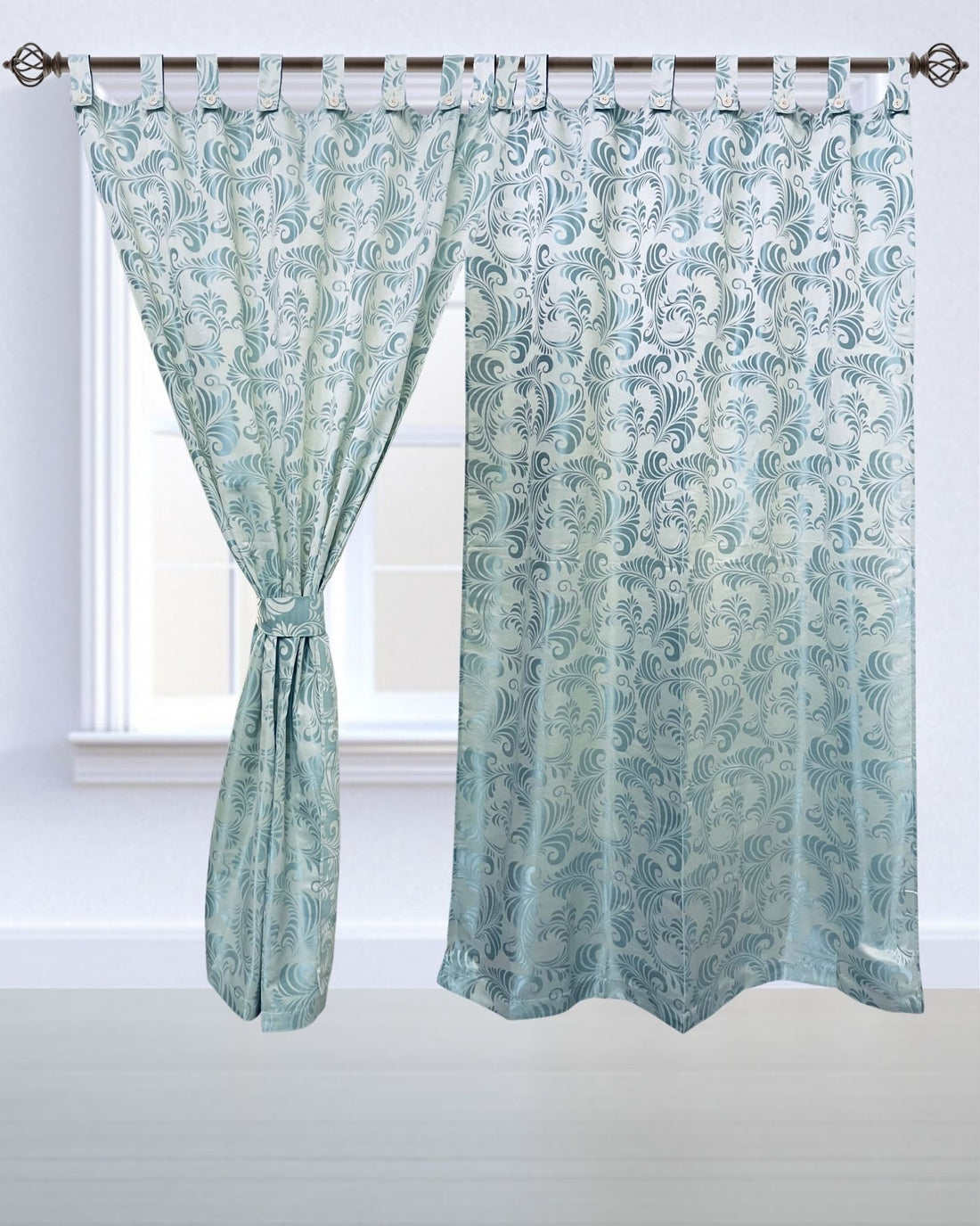 Ellin Blue Curtains