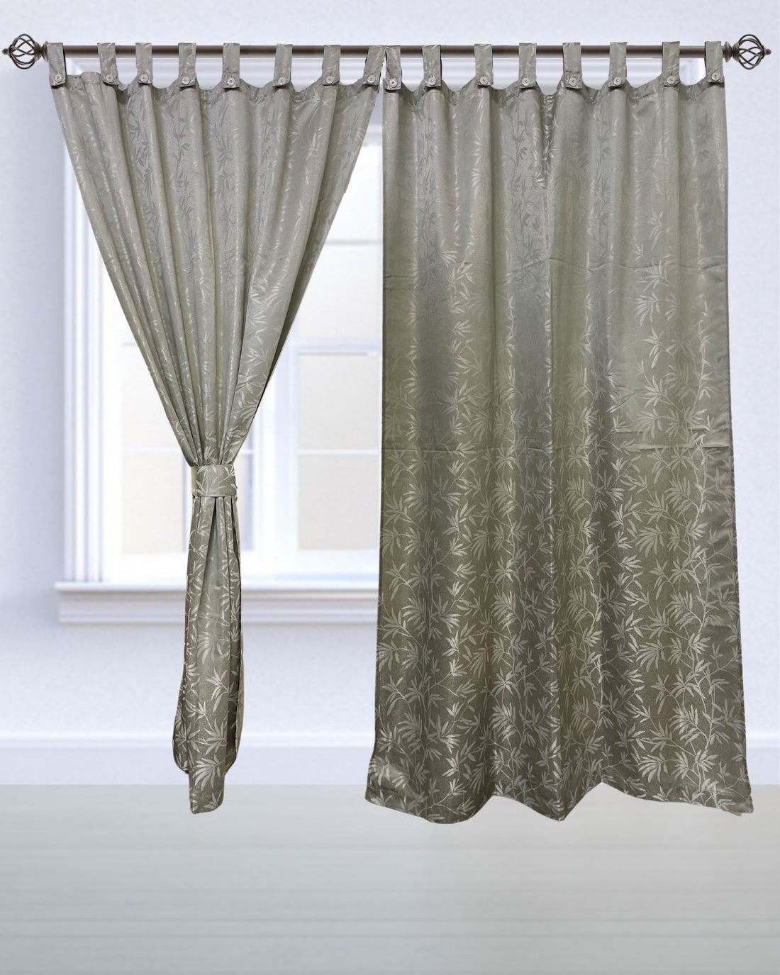 Moko Grey Curtains