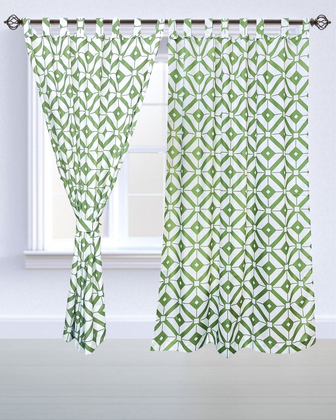 Mood Green Curtains