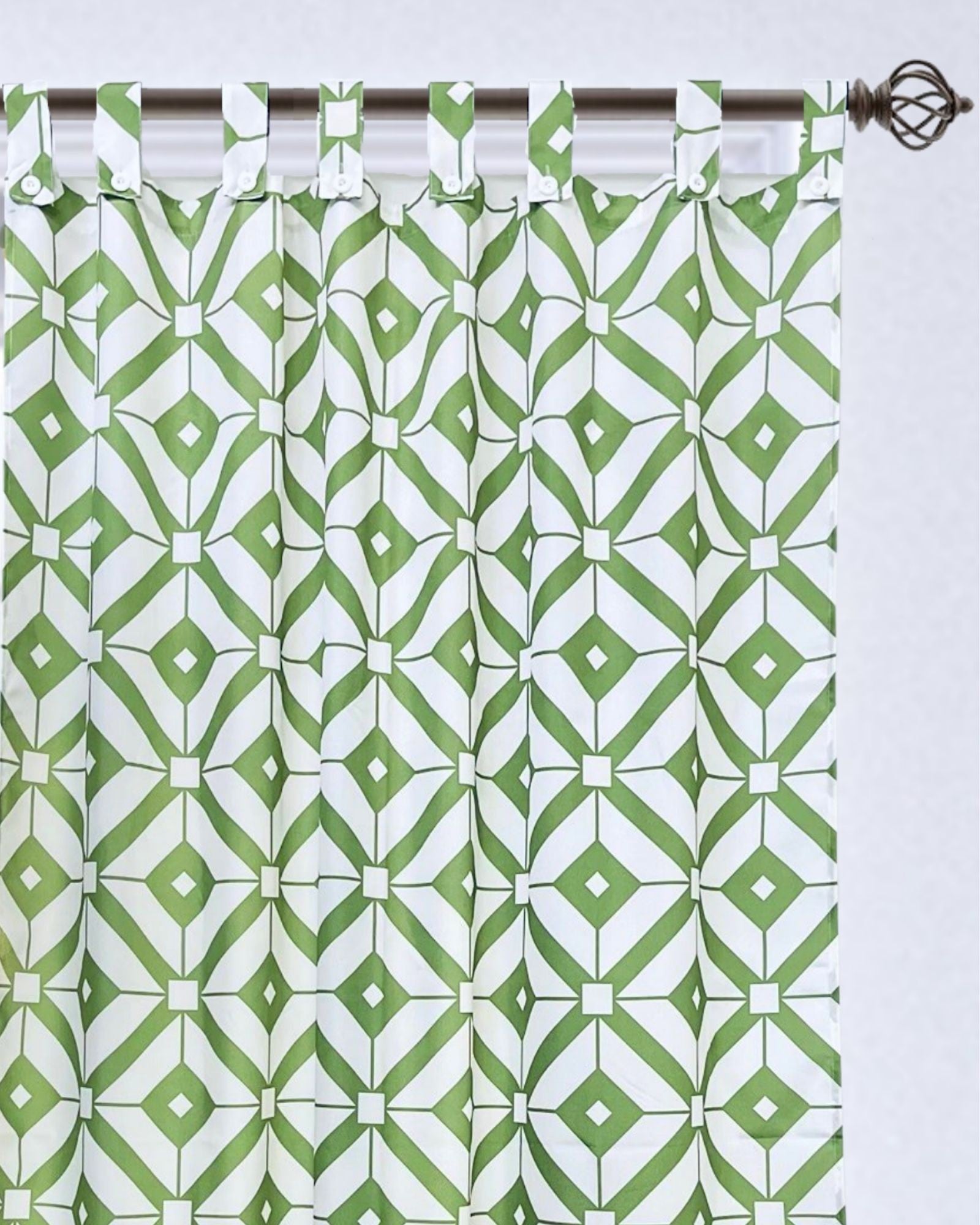 Mood Green Curtains