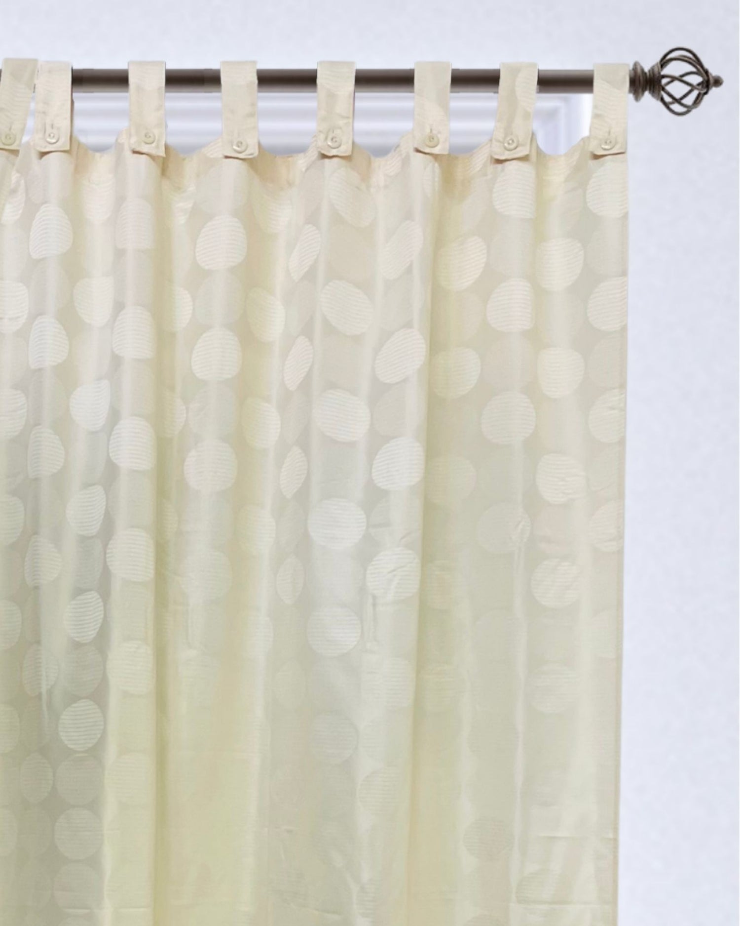 Mercury Beige Curtains