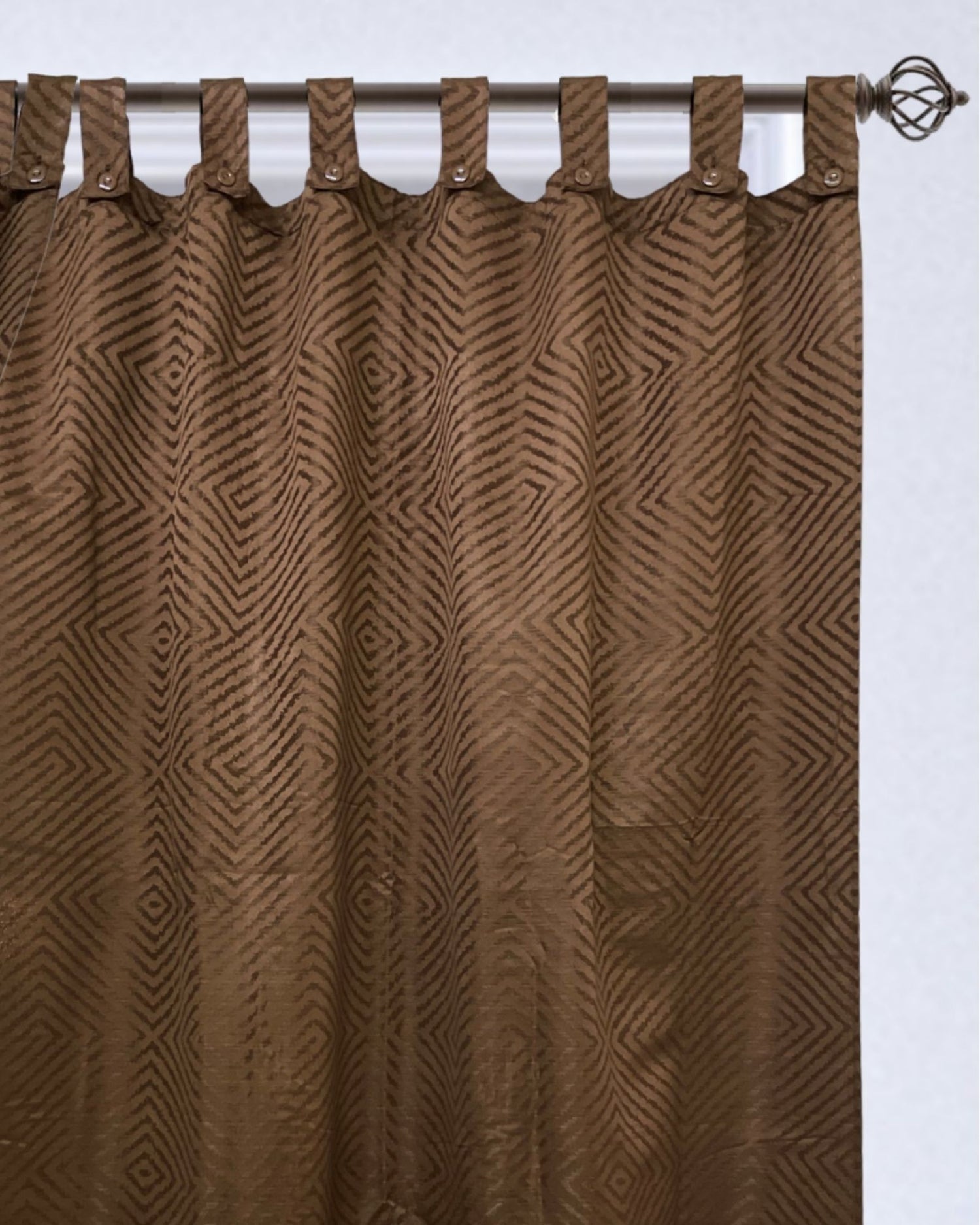 Edge Brown Curtains