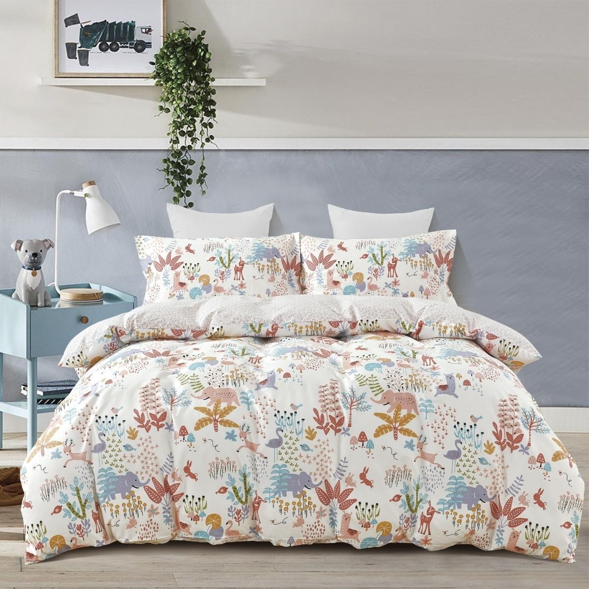 Fauna Fantasy Cotton Sheet