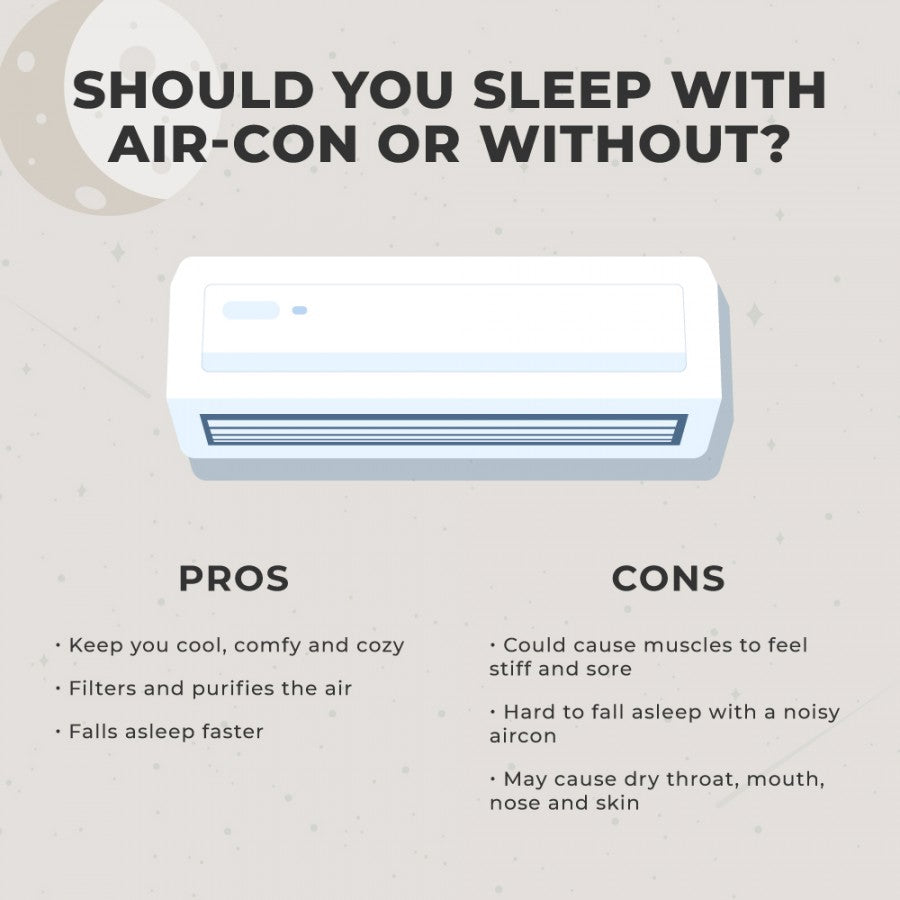 Should You Sleep With Air-Con or Without?