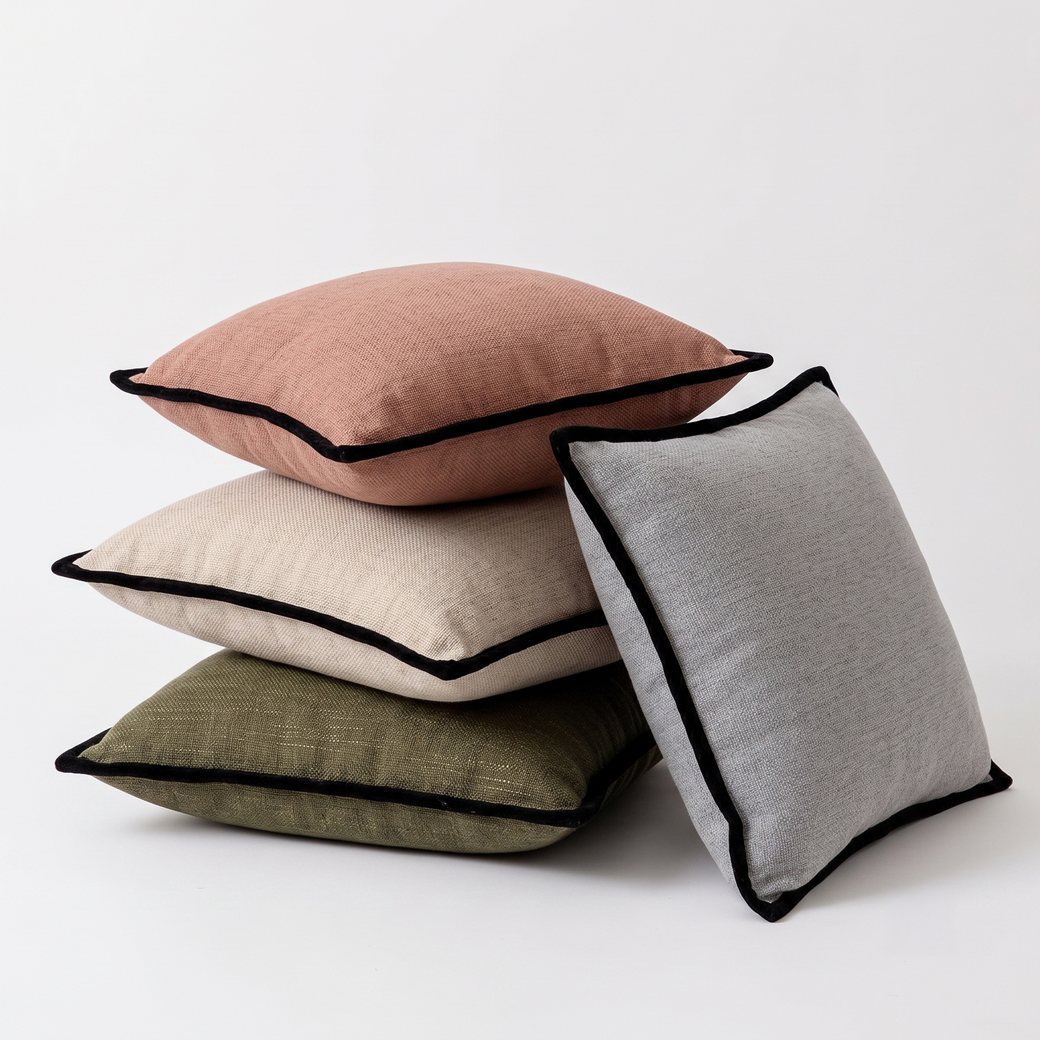 Beige Flange Cushion