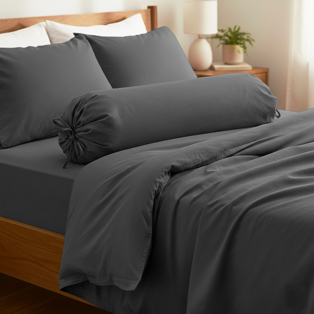 Fog Tencel™ Bolster Case