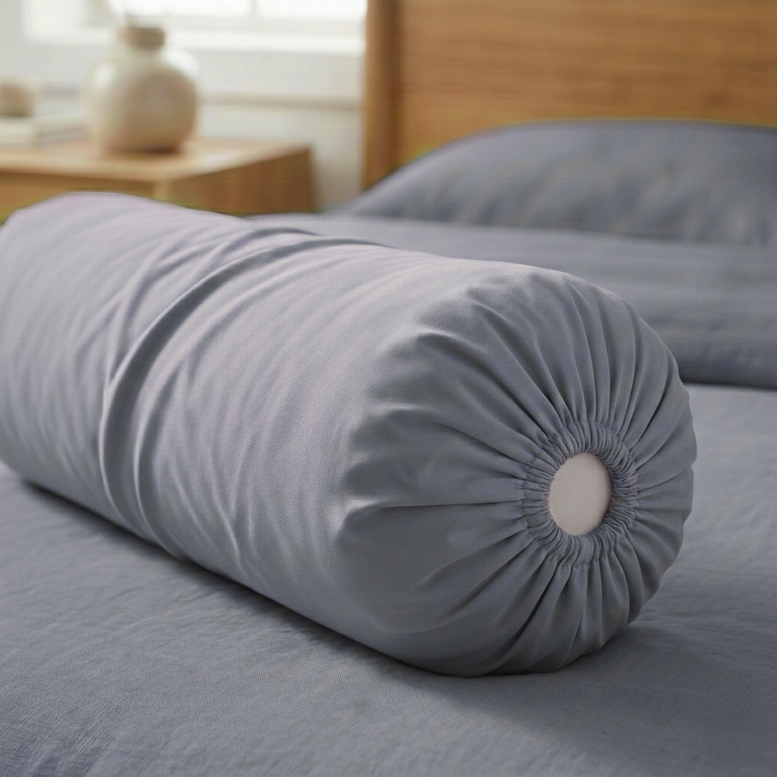 Lavender Pima Cotton Bolster Case