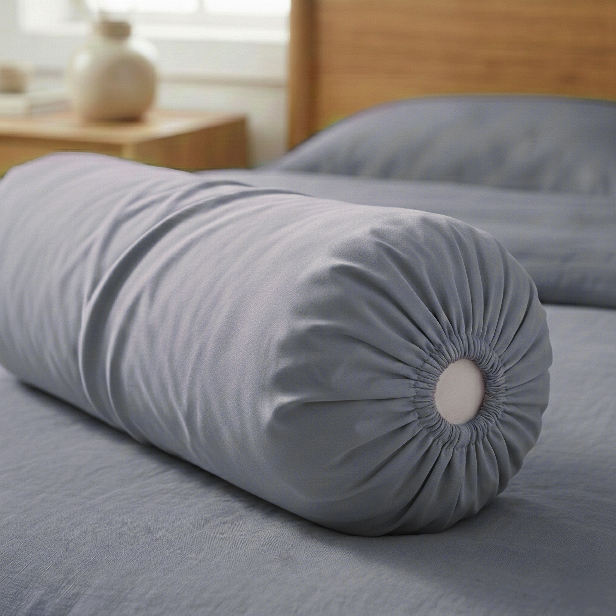 Lavender Pima Cotton Bolster Case