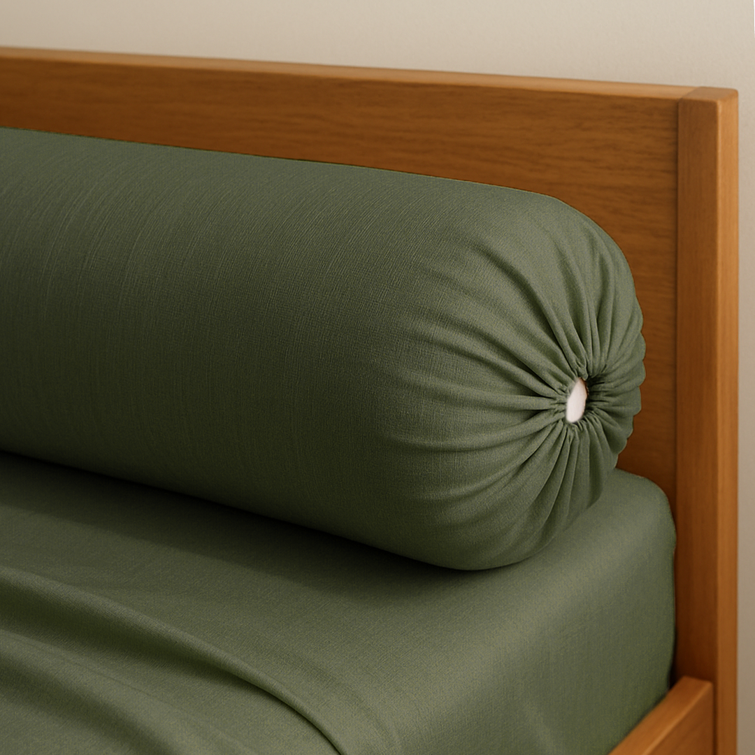 Bamboo Mosstone Bolster Case
