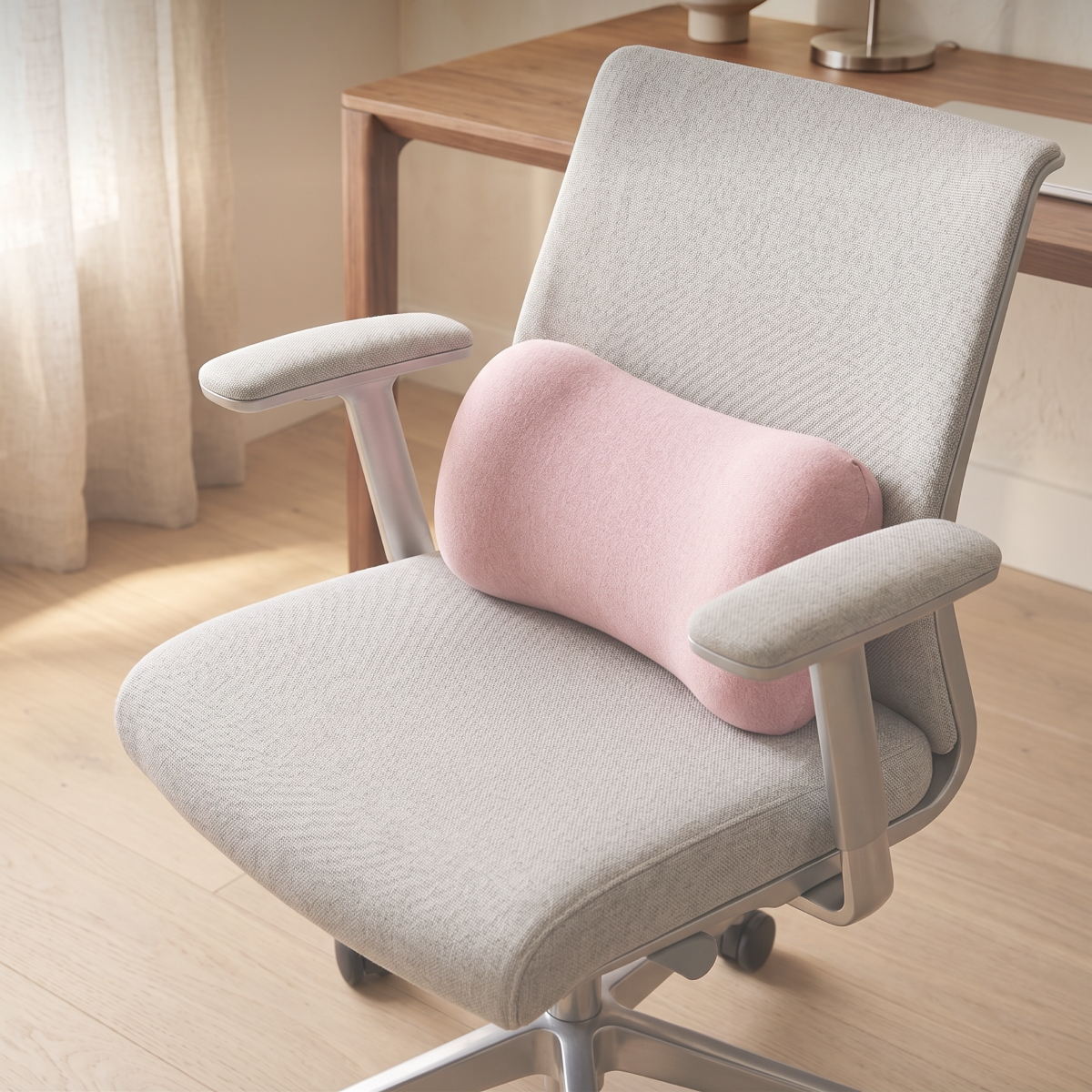Lumbar Support Back Rest Pillow - Petal
