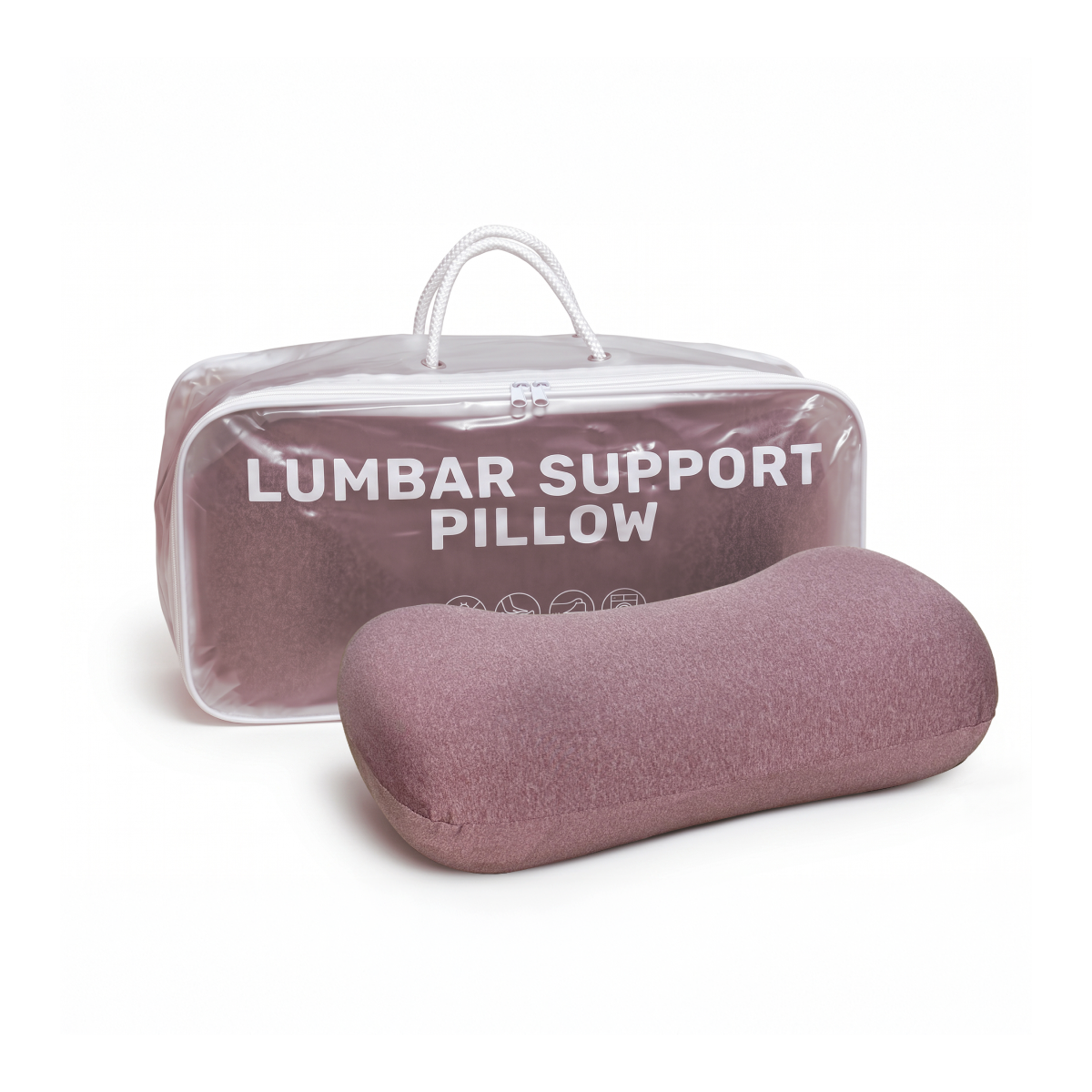 Lumbar Support Back Rest Pillow - Petal