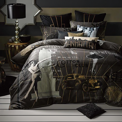 Speakeasy Cotton Quilt Cover Set