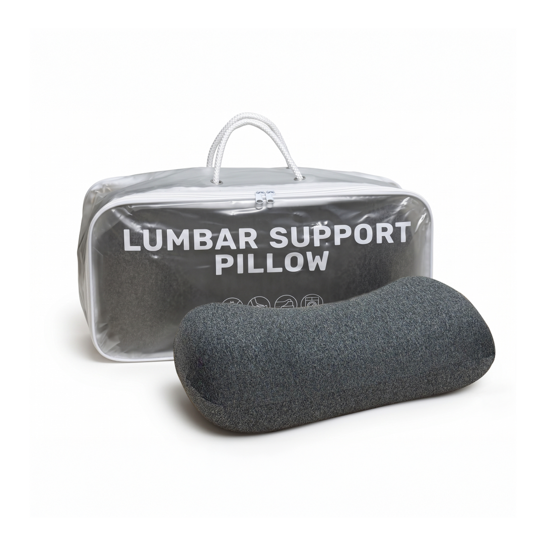 Lumbar Support Back Rest Pillow - Stone