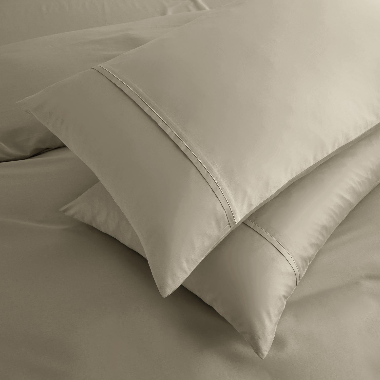 Pima Cotton Taupe Pillow Case