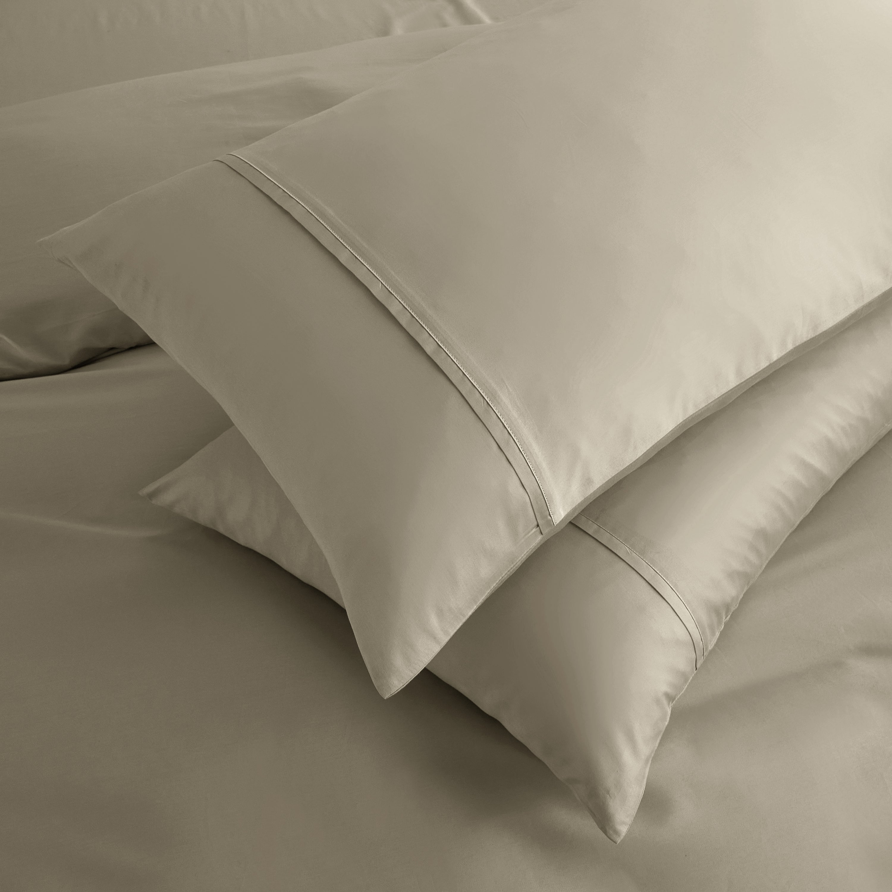 Taupe Pima Cotton Pillow Case