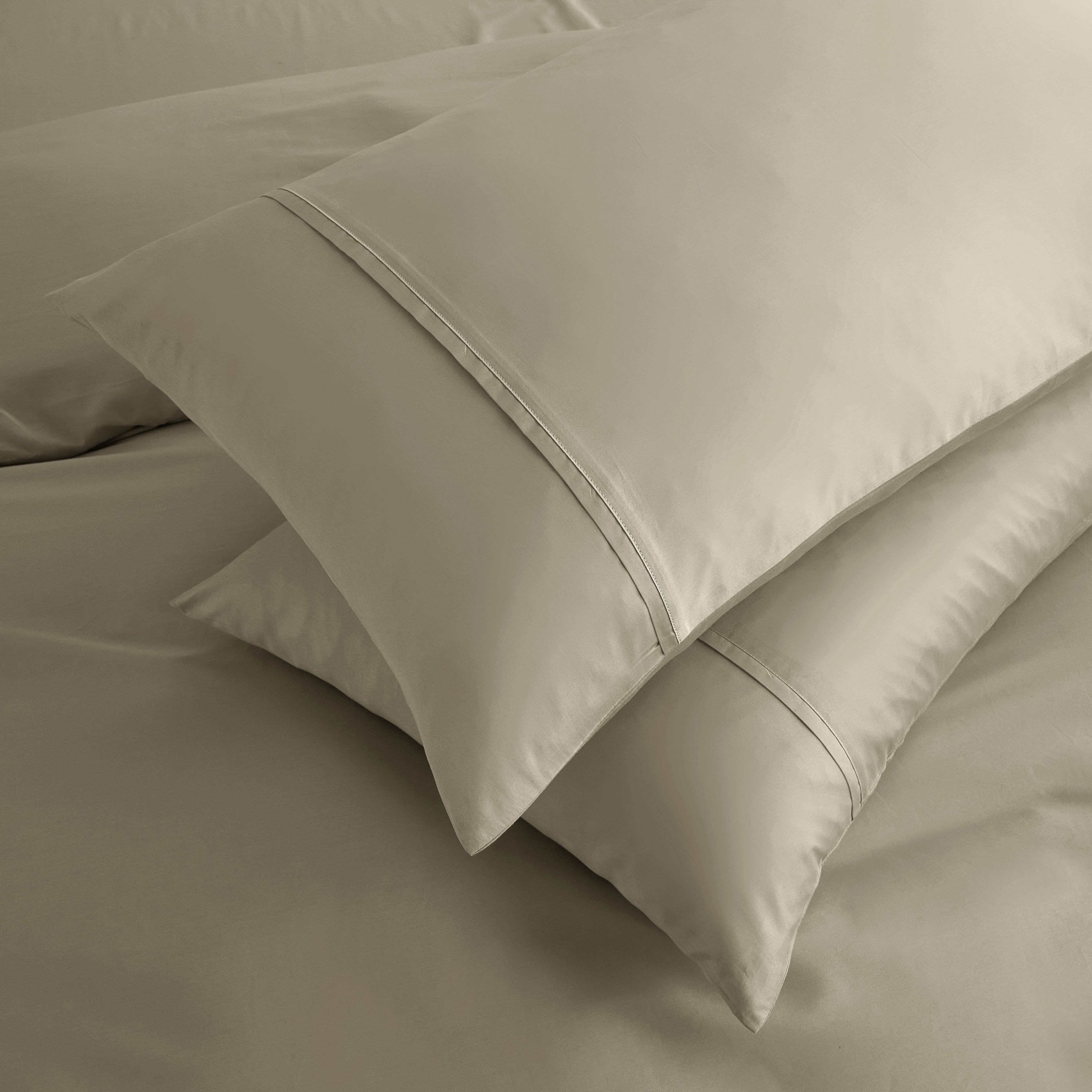 Pima Cotton Taupe Pillow Case