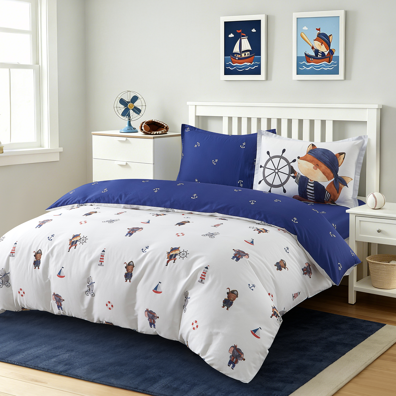 Tiny Tides Pima Cotton Sheet