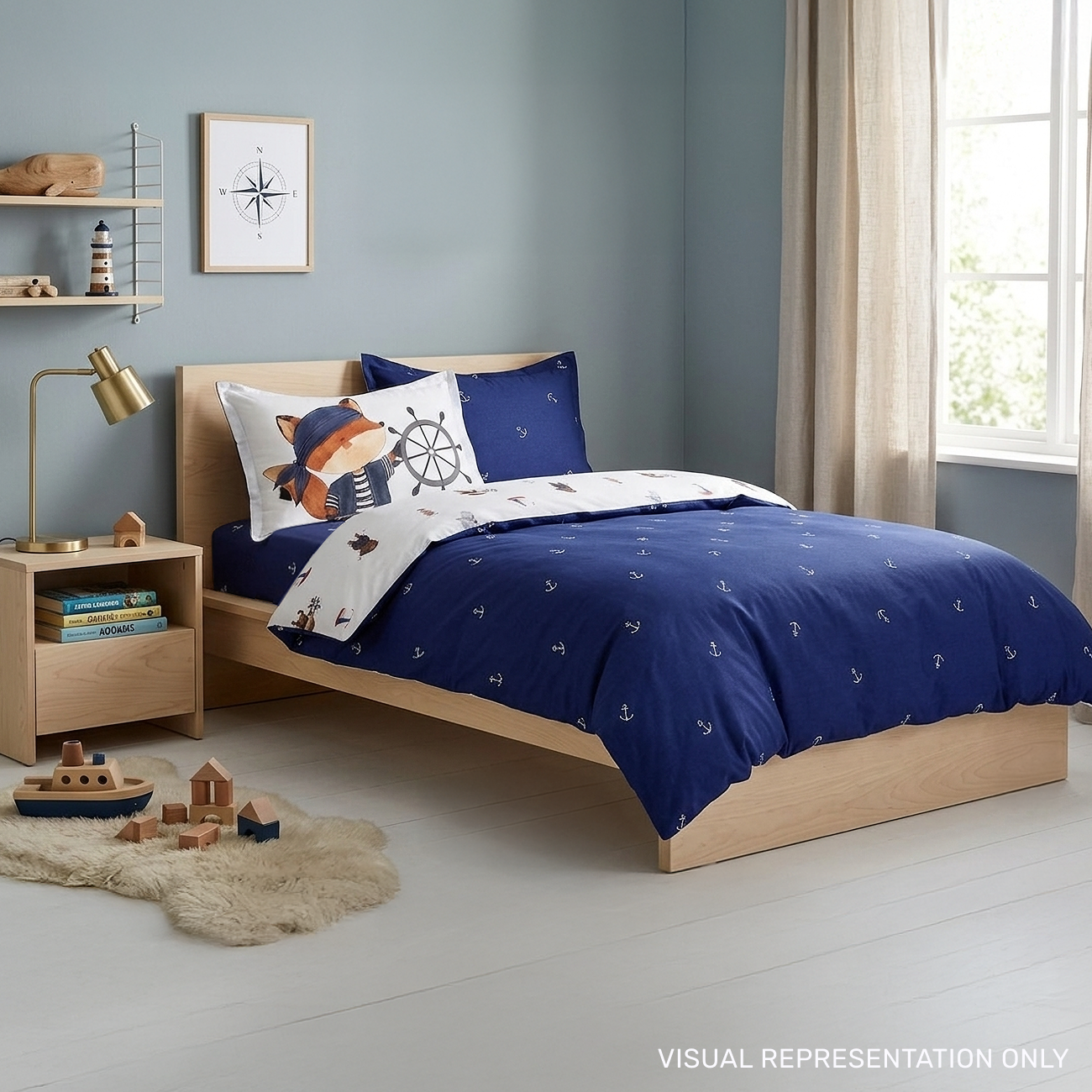 Tiny Tides Pima Cotton Sheet