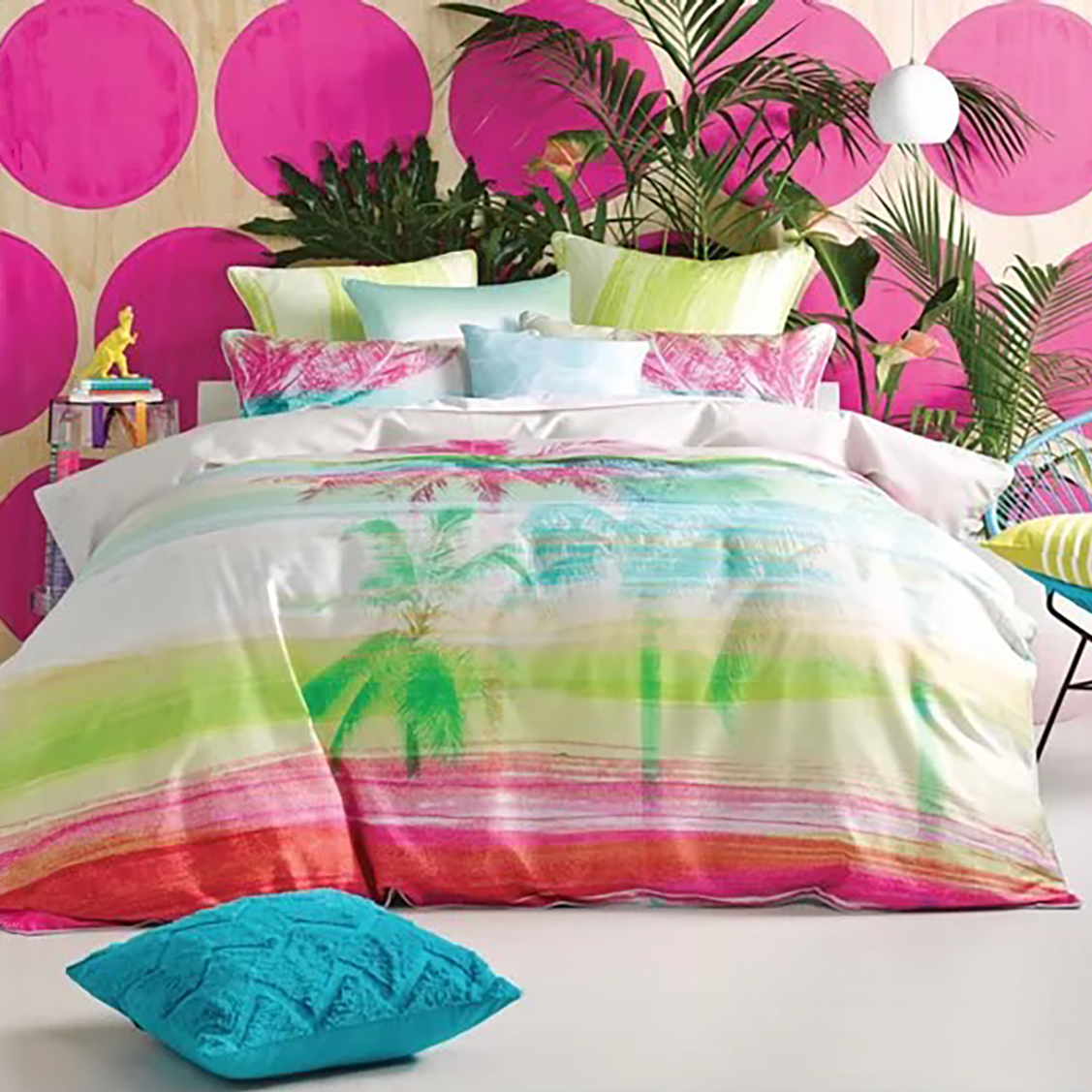 Venice Beach Cotton Quilt Cover Set