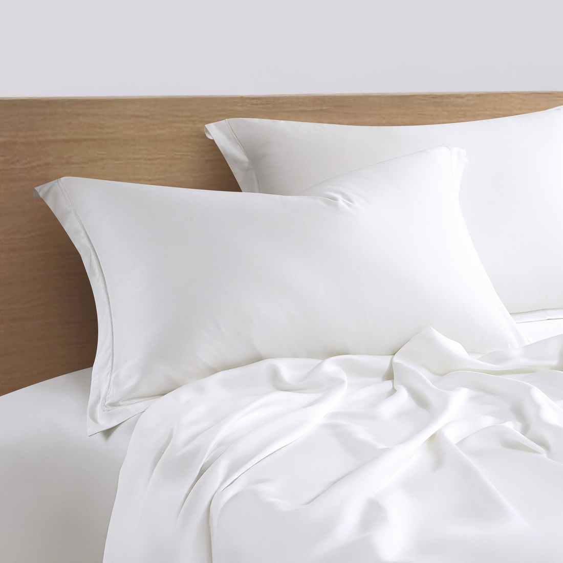 Bamboo White Pillow Case
