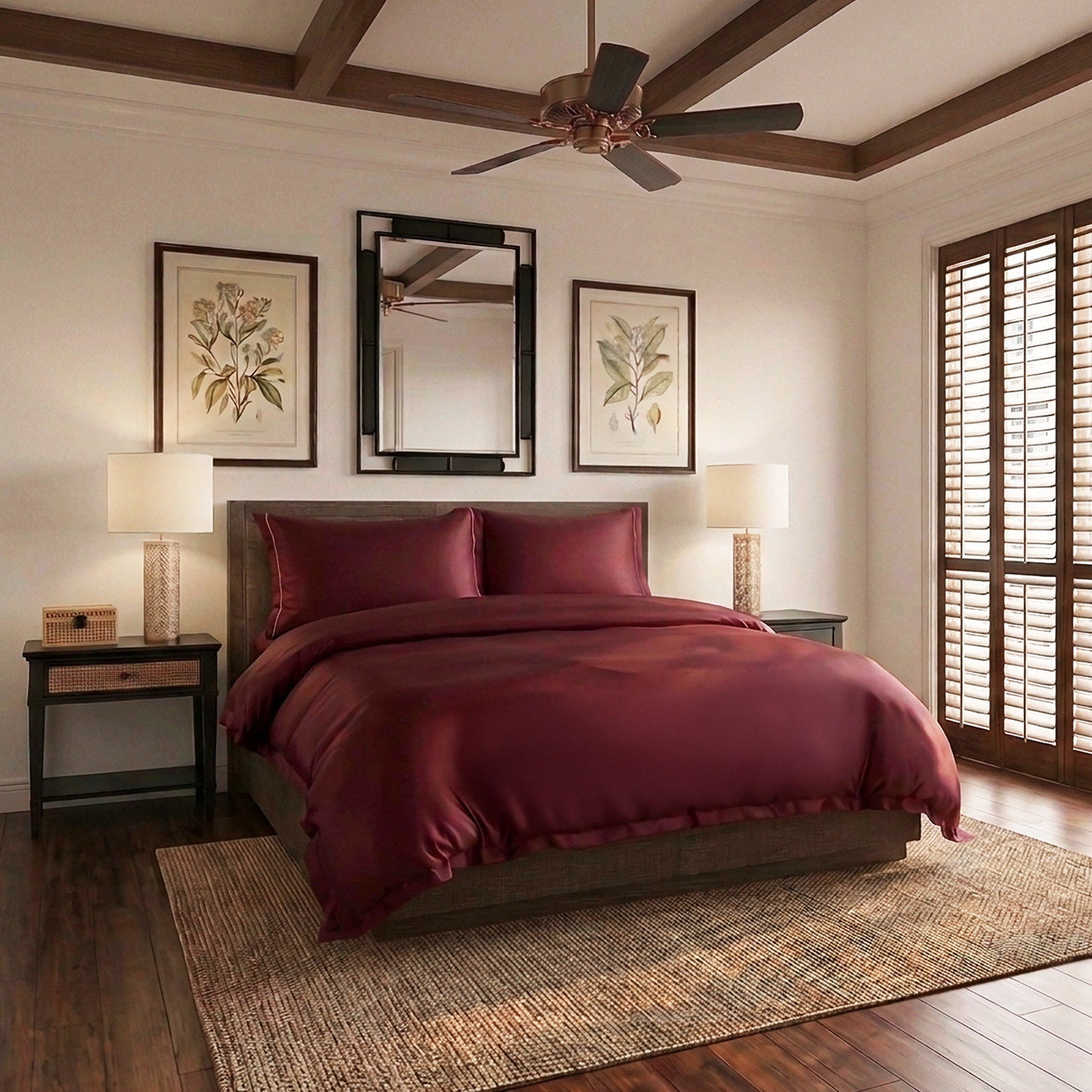 Wine Tencel™ Sheet