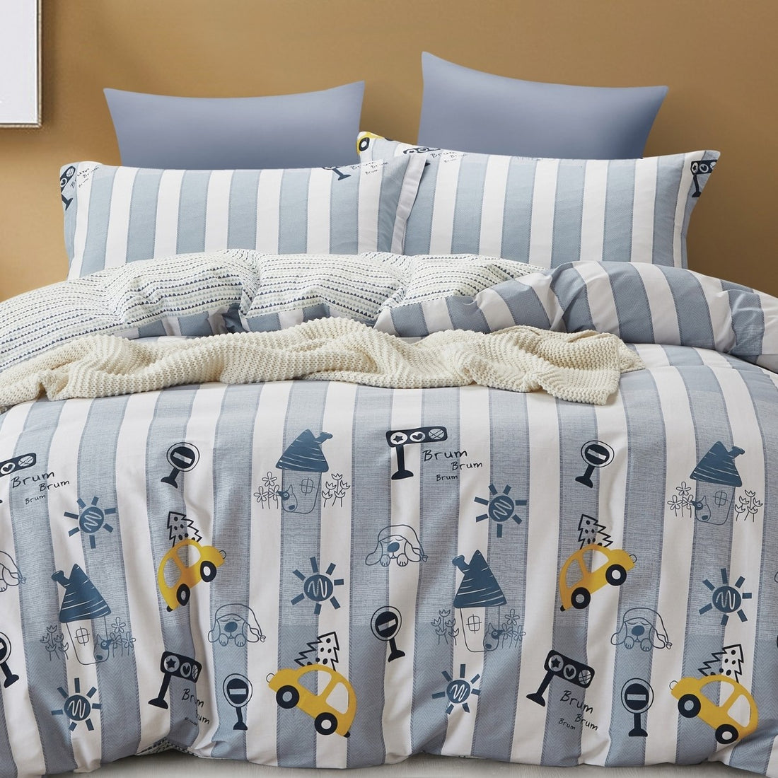 Traffic Racer Cotton Sheet