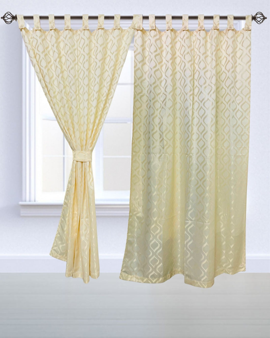Mondo Beige Curtains