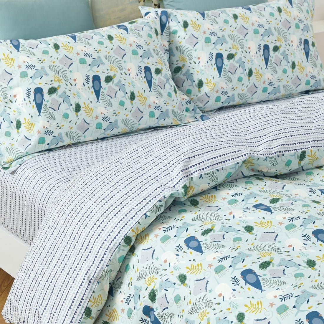 Underwater World Cotton Sheet